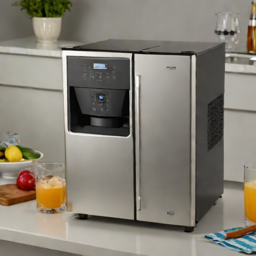 GE AHS9RSNSS Stainless Steel Ice Maker with Filtration