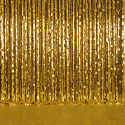 Glitter Sequin Backdrop - Gold