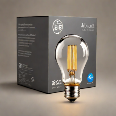 GE A19 LED Crystal Bulb