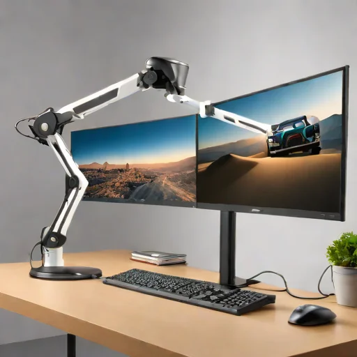 HUANUO Dual Monitor Adjustable Arm