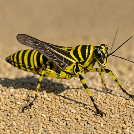 Horse Lubber Grasshopper (Taeniopoda eques)