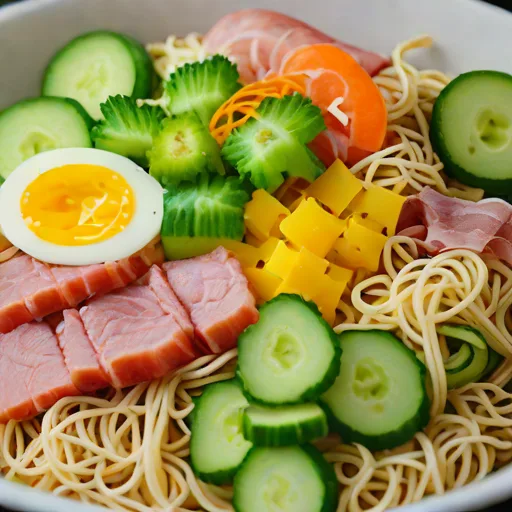 Hiyashi Chuka (Japanese Cold Noodle Salad)