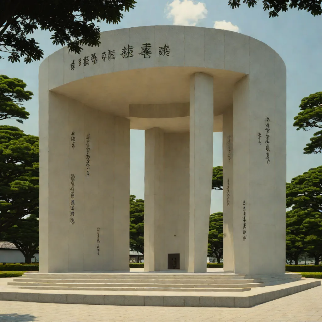Hiroshima Peace Memorial Cenotaph