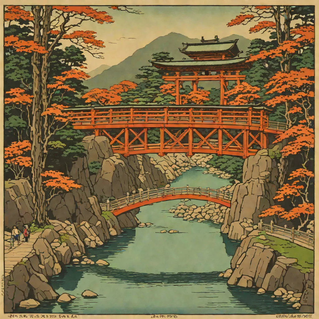 Hiroshi Yoshida, The Sacred Bridge