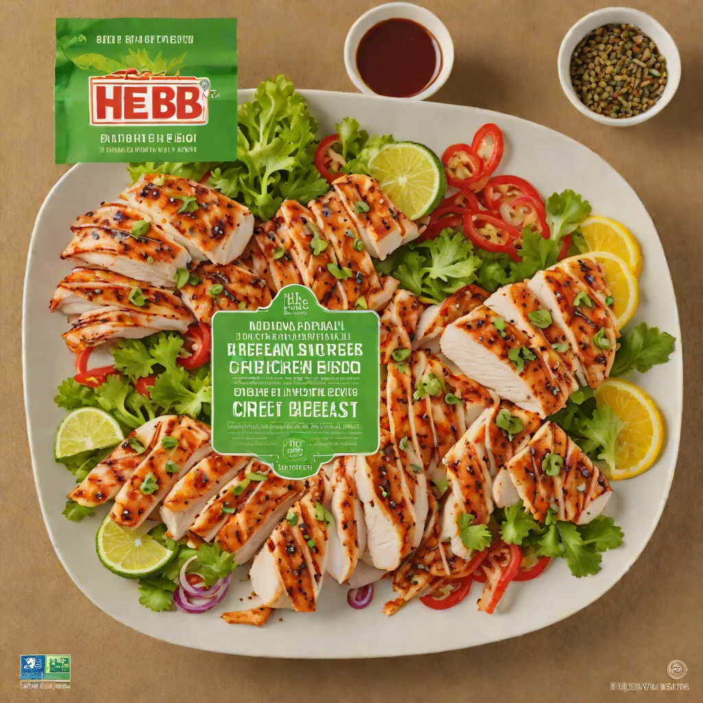 H-E-B Natural Seasoned Korean BBQ Thin Sliced Chicken Breast
