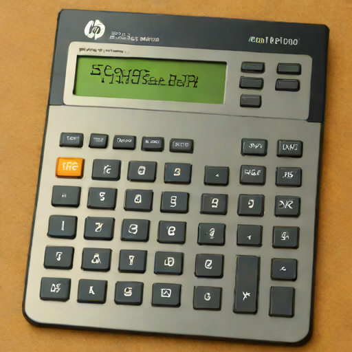 HP Financial Calculator 10b50