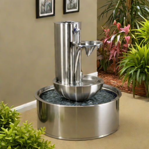 H2Oasis Stainless Steel Fountain