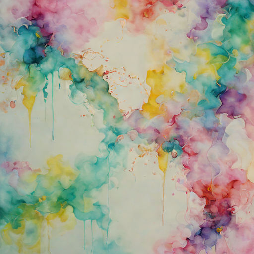 Hifney 10x10ft Photography Backdrop - Abstract Watercolor