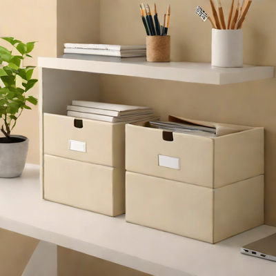 Household Essentials Set of 3 Foldable Storage Boxes