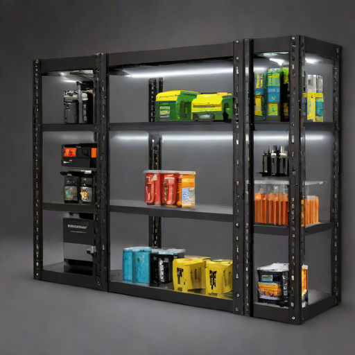 IRIS USA 4-Tier Heavy Duty Storage Shelving Unit