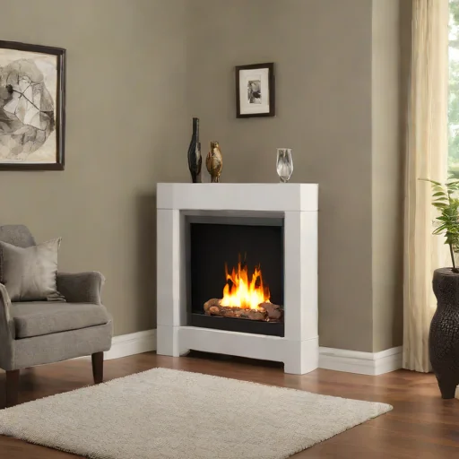 InfiHeat Corner Fireplace