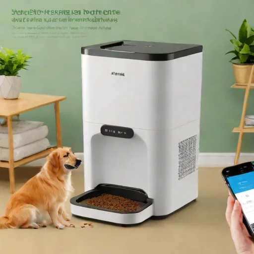 Iseebiz Automatic Pet Feeder with App Control