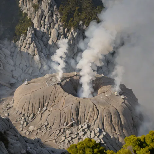 Iodake fumaroles