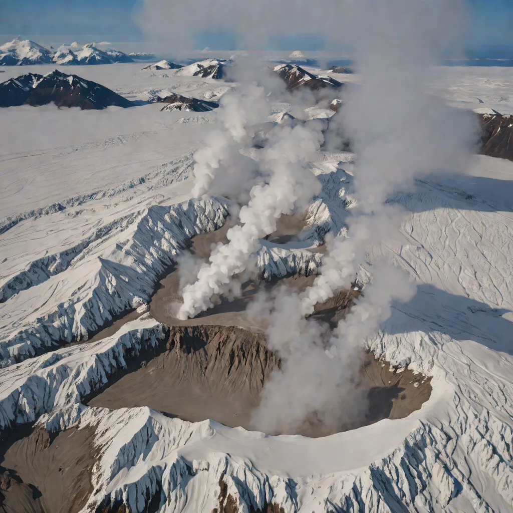 Iliamna Volcano Fumaroles