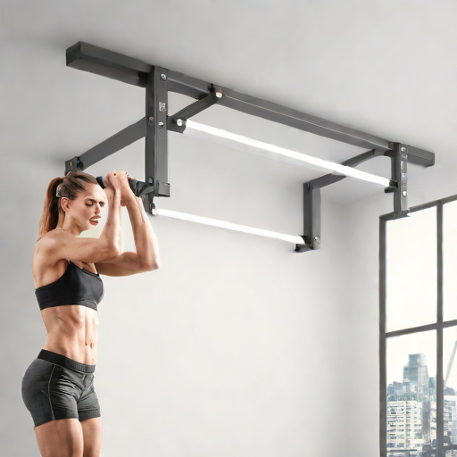 JX FITNESS Wall Mounted Pull-Up Bar