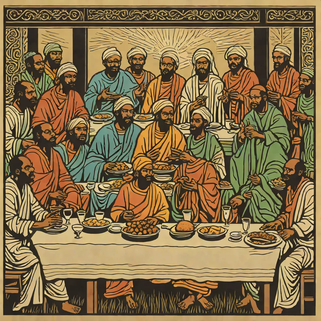 John Muafangejo – The Last Supper