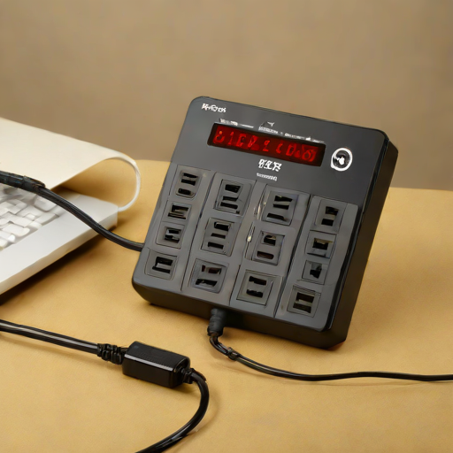 J-Tech Digital 10-Outlet Surge Protector