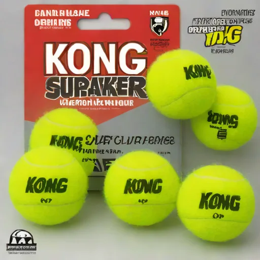 KONG AirDog Squeaker Tennis Balls (6-Pack)