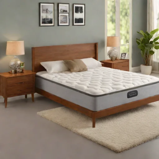 King Solid Wood Platform Bed