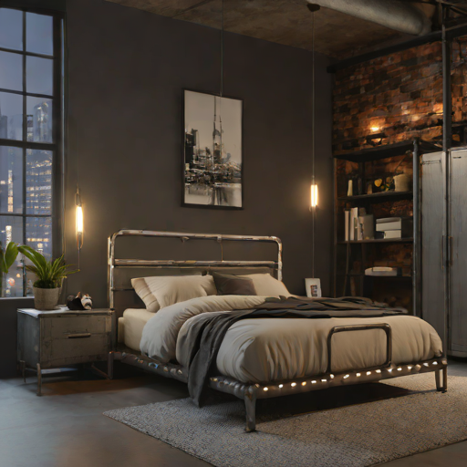 King Koil Industrial Metal Platform Bed