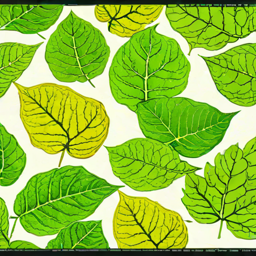 Kew Global Leaf Vein Prints