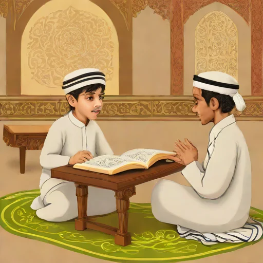 Khalifa Al-Tunaiji - Child Teaching Mushaf