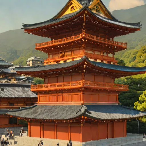 Kiyomizudera Three-Story Pagoda