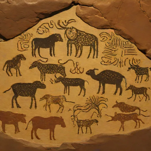 Khoit Tsenkher Cave Petroglyphs