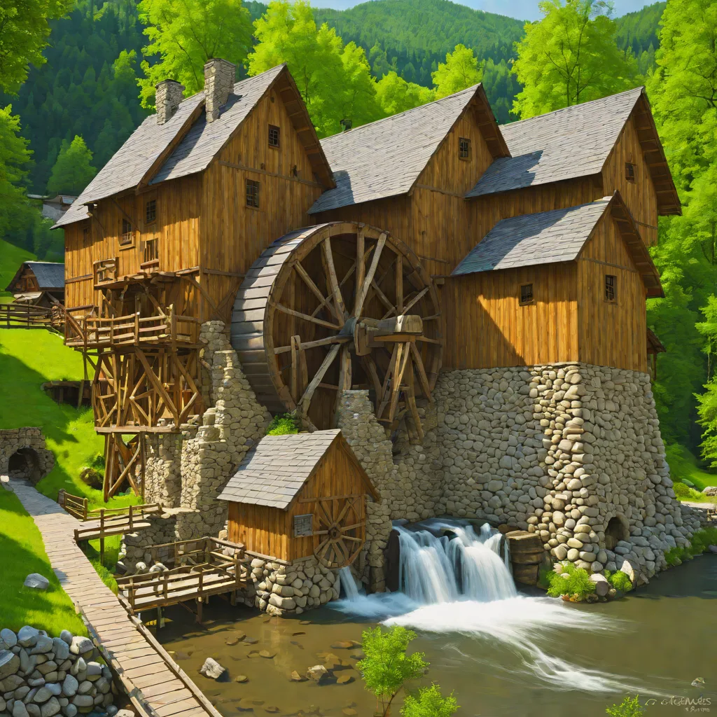 Kvačianska Dolina Oblazy Mills