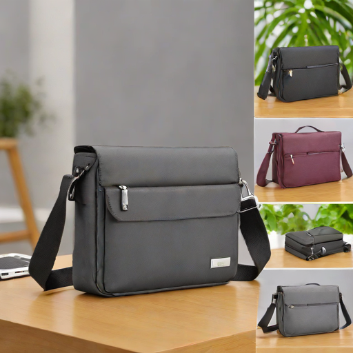 Kopack Slim Water-Resistant Messenger Bag