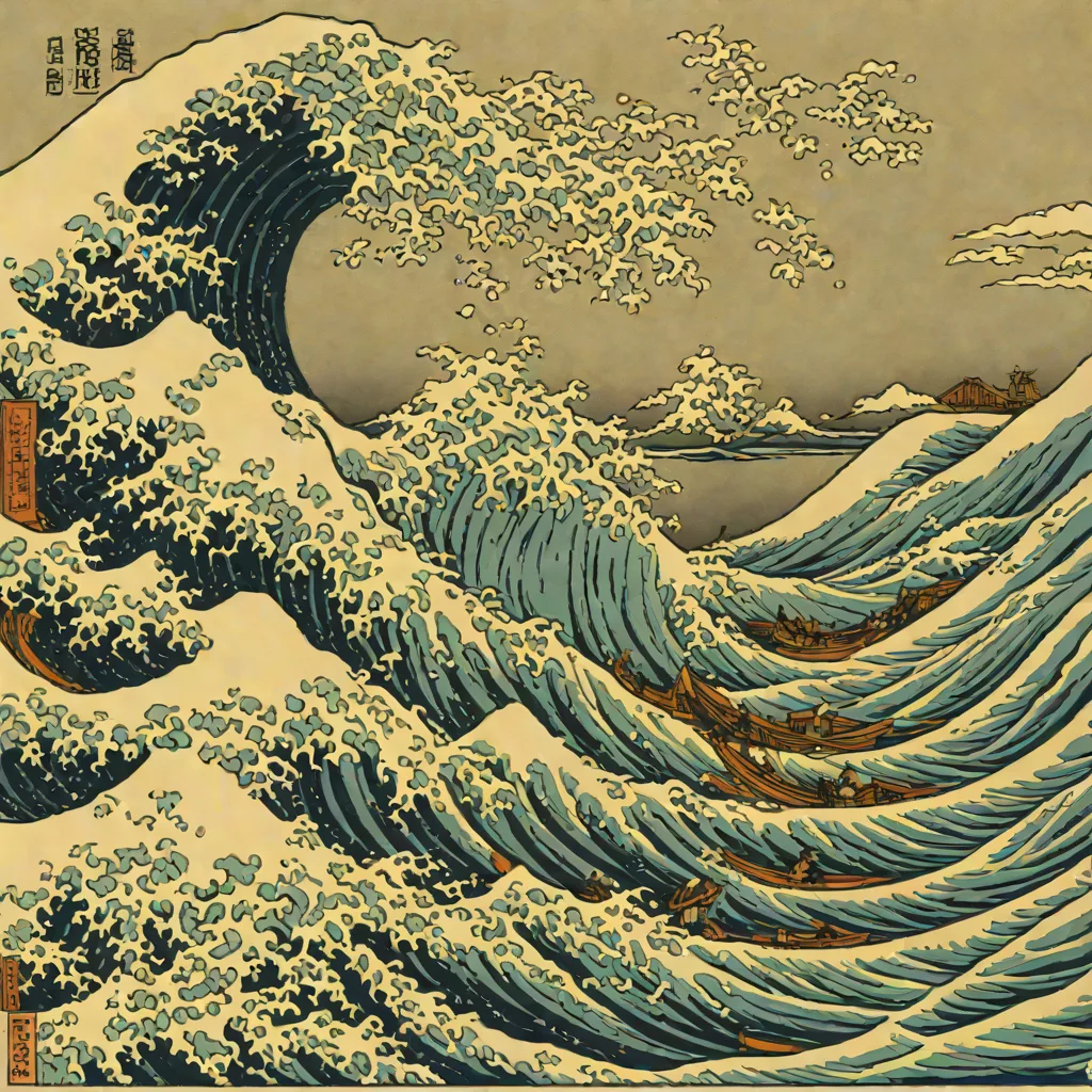 Katsushika Hokusai, Under the Wave off Kanagawa