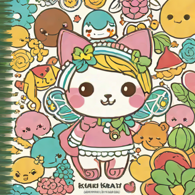 Kawaii Coloring Book for Adults