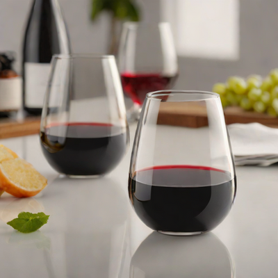 Libbey Stemless Wine Glasses (Set of 12)