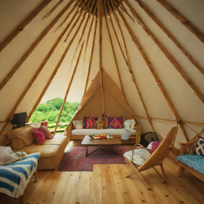 Luxury Tipi, Wales