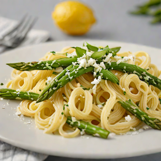 Lemon Ricotta Pasta with Asparagus