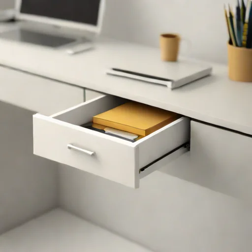 Lack Desk Hidden Drawer Mount