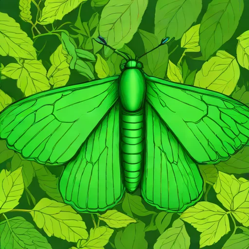 Large emerald moth