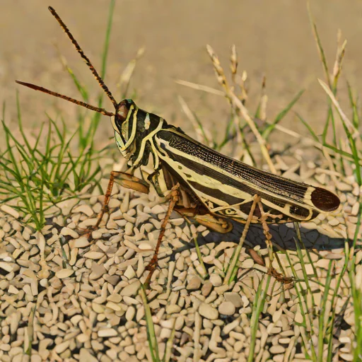 Large Banded Grasshopper (Arcyptera fusca)