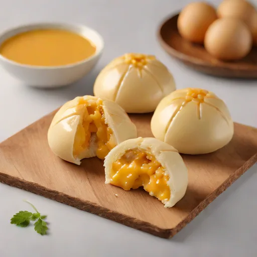 Liu sha bao (salted egg custard bun)