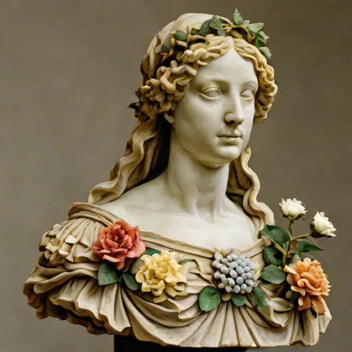 La Dama col Mazzolino by Verrocchio