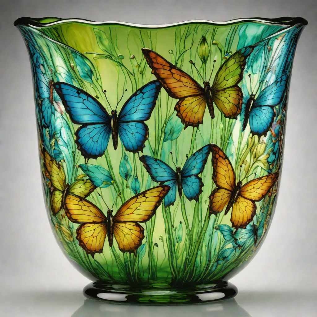 Loetz Papillon Vase