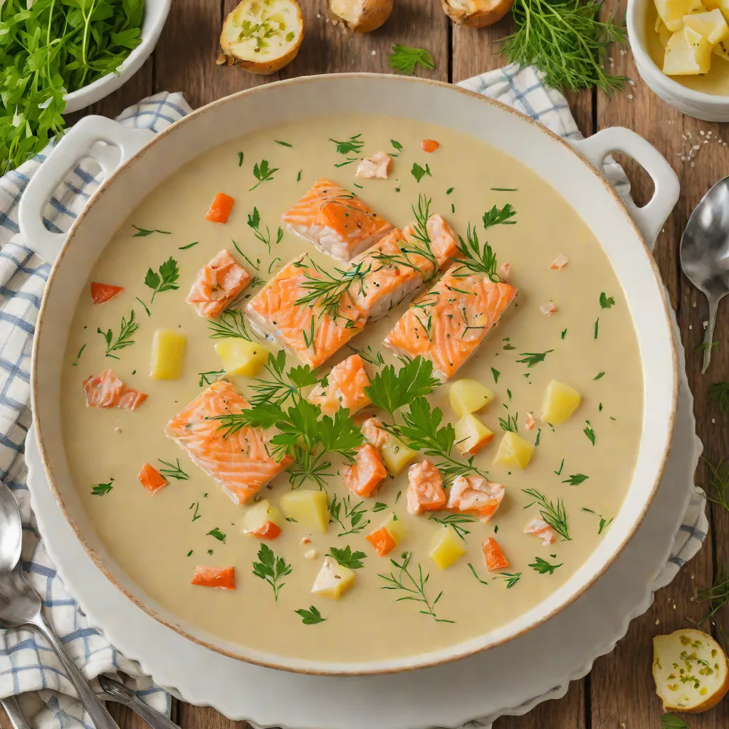 Lohikeitto (Finnish Salmon Stew)