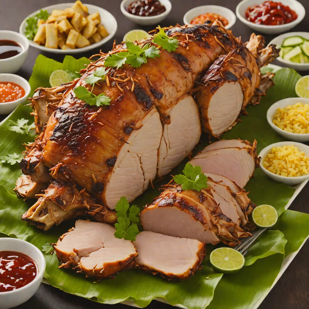 Lechon (Filipino Spit Roast Pig)