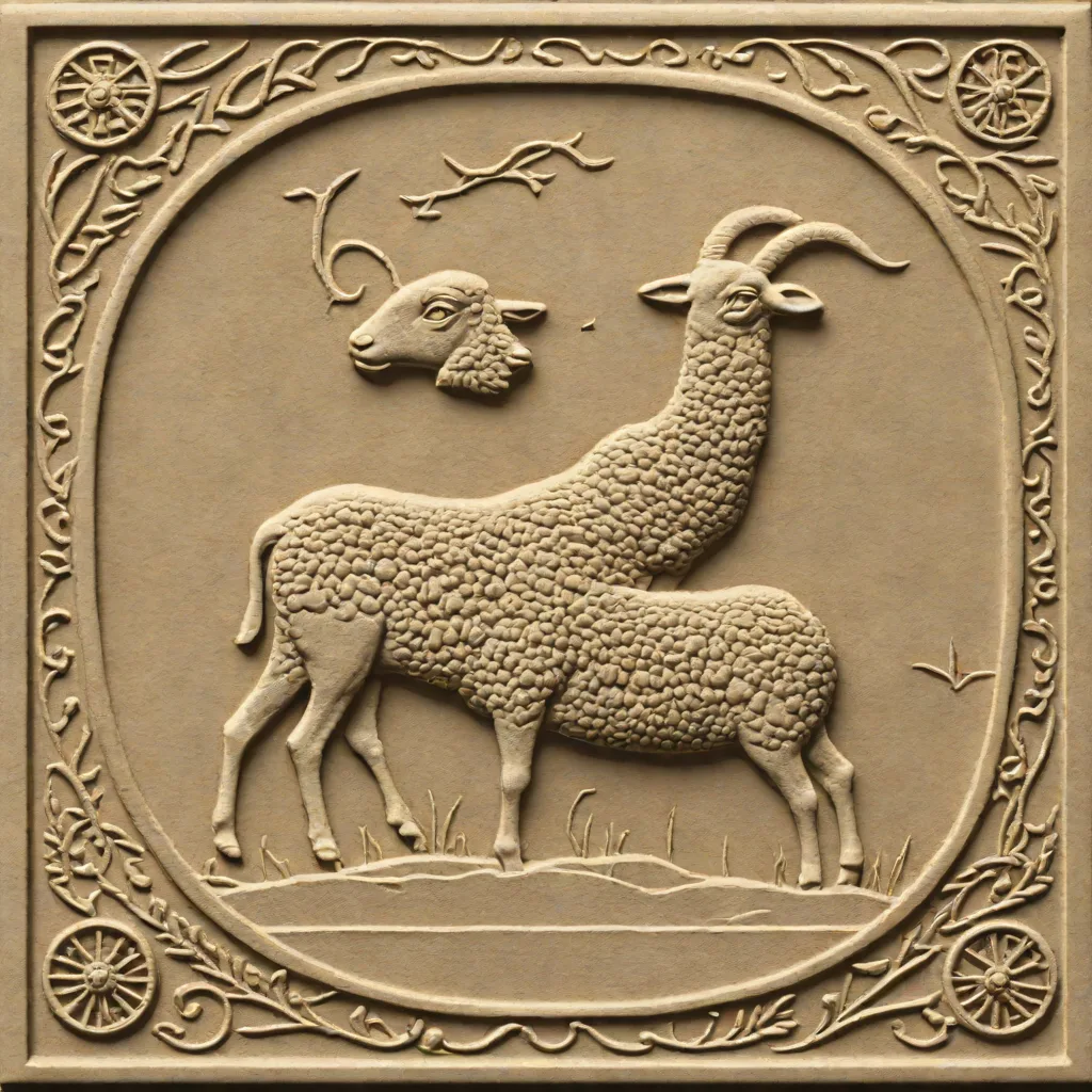 Lamb Down Military Badge