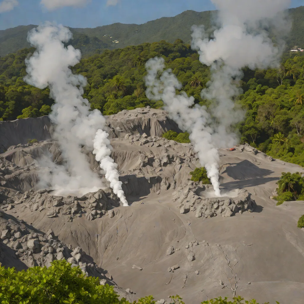 La Soufrière fumaroles