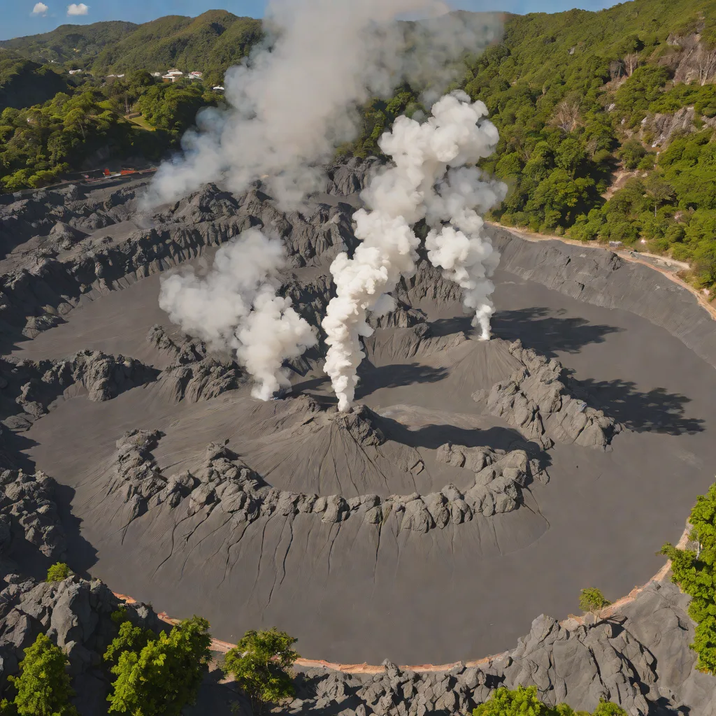 La Soufrière Saint Vincent Fumaroles