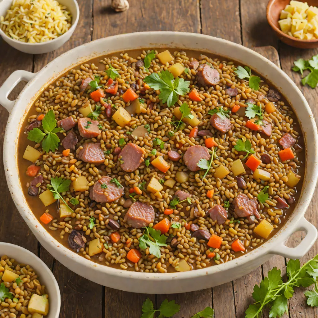 Lentilles à la Lyonnaise