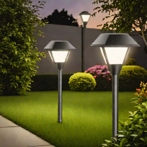 LITOM Solar Garden Lights Outdoor