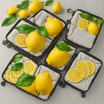 Lemons 6 Set Packing Cubes
