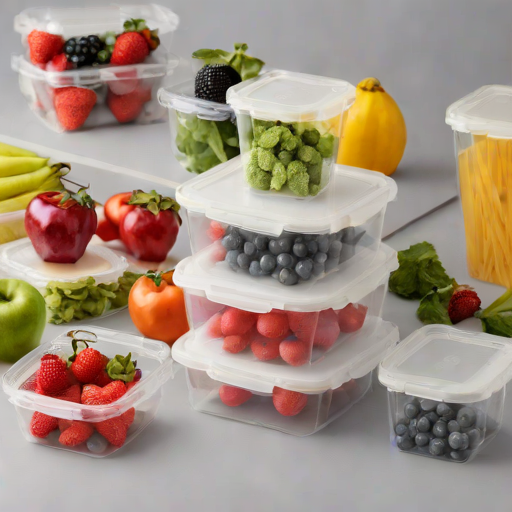 Mainstays Plastic Food Storage Containers (Set of 12)
